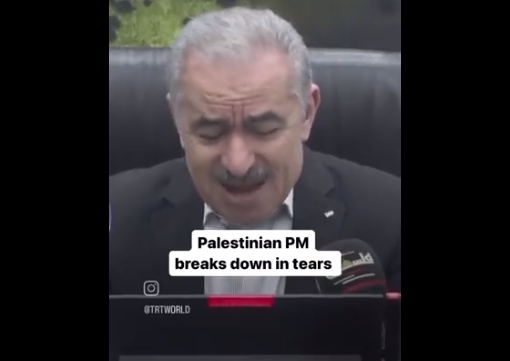Палестинскиот премиер се расплака на седница на владата (ВИДЕО)
