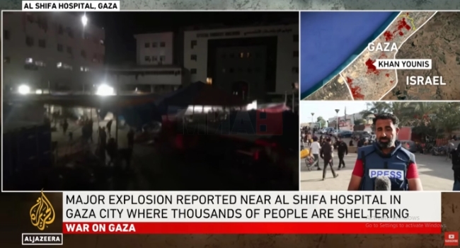 Властите во Газа соопштија дека три болници биле погодени од израелски напади