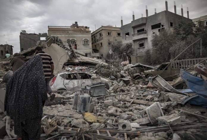 Повеќе од половина од зградите во Појасот Газа се делумно или целосно уништени