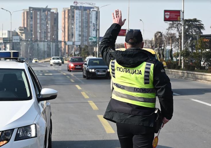 Казни за 285 возачи во Скопје