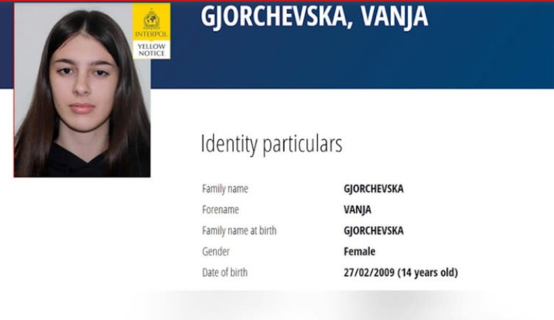 Од вчера вклучен и Интепрол – четврти ден продолжува истрагата по Вања Ѓорчевска