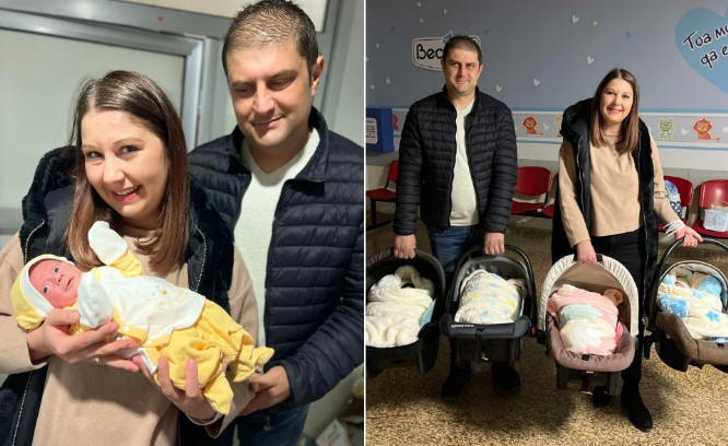 Родителите на четири бебиња добија плац за куќа од општина Штип