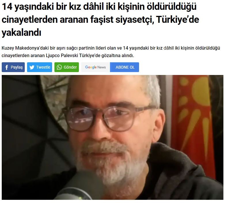 И турските медиуми почнаа да пишуваат за Палчо, еве како го нарекоа