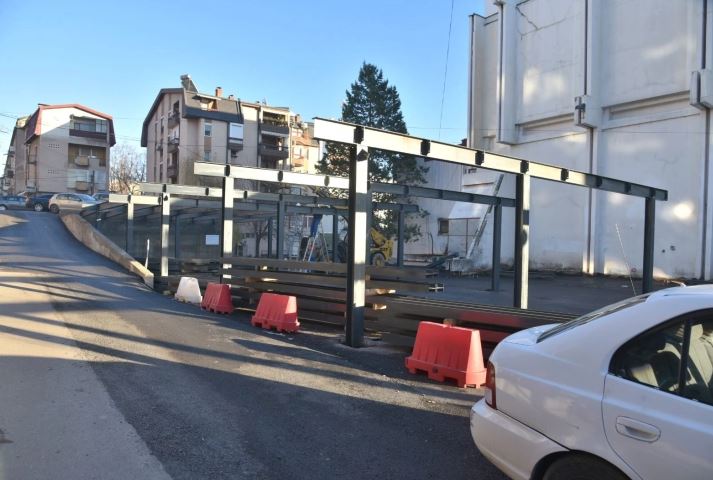 Интензивно се гради првата катна гаража во Штип