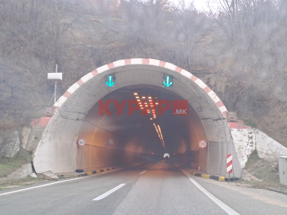 ВАЖНА ИНФОРМАЦИЈА ЗА ОНИЕ КОИ ПЛАНИРААТ ДА ПАТУВААТ: Сообраќајот во тунелот кај Катланово ќе се одвива по една коловозна лената
