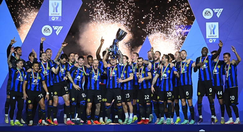 Интер го освои италијанскиот Суперкуп трет пат по ред