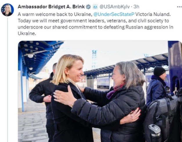 Заменик-државниот секретар на САД Викторија Нуланд пристигна во Киев