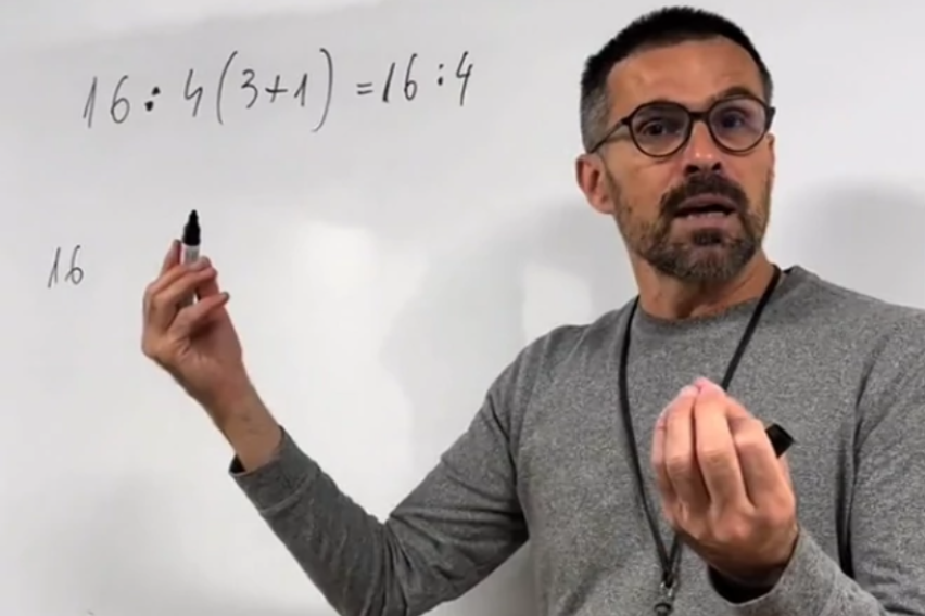 ВИДЕО: Поради оваа спорна математичка задача на хрватски професор, целиот Балкан го „боли глава“: Кога го дал решението, добил брутални коментари