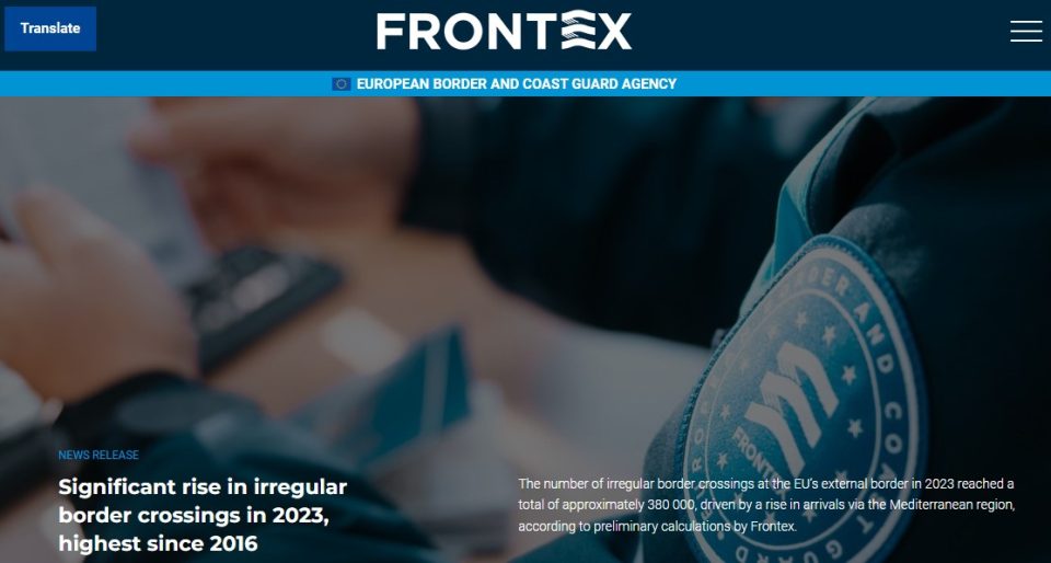 Фронтекс: Значителен пораст на илегалните гранични преминувања кон ЕУ во 2023 година