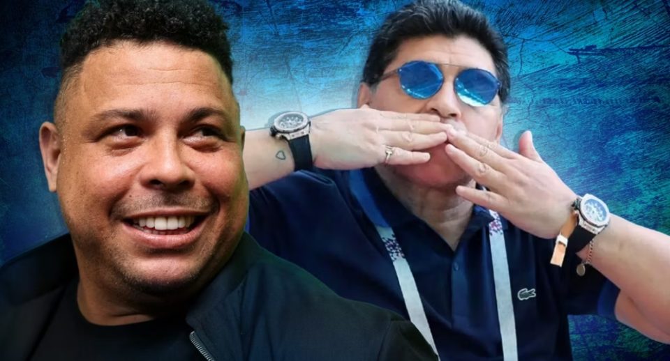 Роналдо ја откри големата тајна на Марадона: Легендарниот фудбалер носеше часовници на двете раце, а еве што се случи со еден од нив