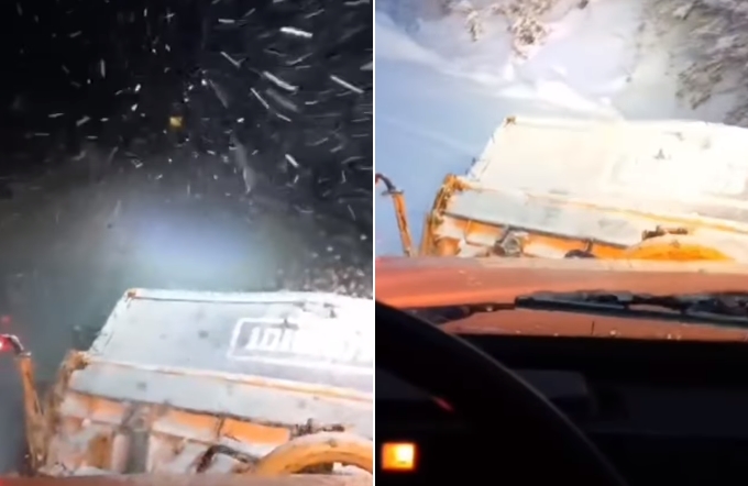 Интензивно се чисти снегот од патиштата во Кавадарци (ВИДЕО)