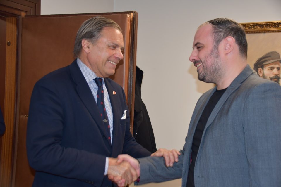 Ѓорѓиевски на средба со Амбасадорот на Суверениот воен ред на Малта, Н.Е.Франческо Саверио Џуисти