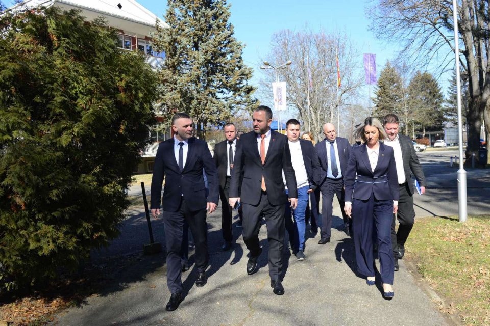 Посета на министерот за внатрешни работи Панче Тошковски на Центарот за обука на МВР