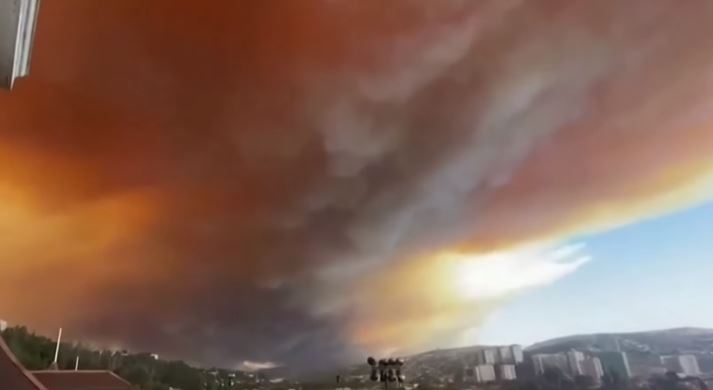 ВИДЕО: Вонредна состојба во Чиле поради шумските пожари