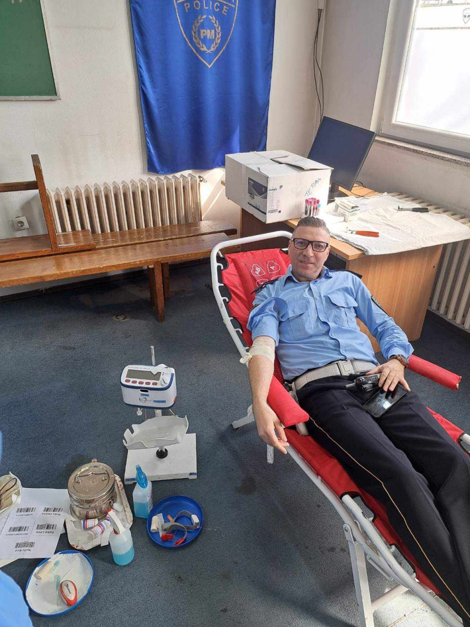 Полицајците од СВР Тетово даруваа крв