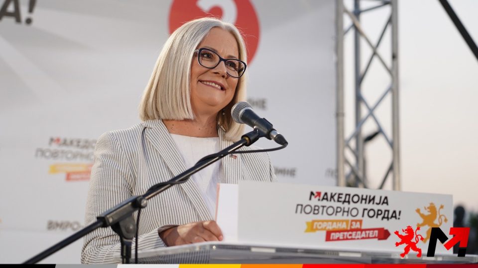 Стојаноска: Да ја избереме Силјановска Давкова за претседател, за да покаже дека е возможно да се направи дистанца помеѓу државата и партијата, за разлика од Пендаровски