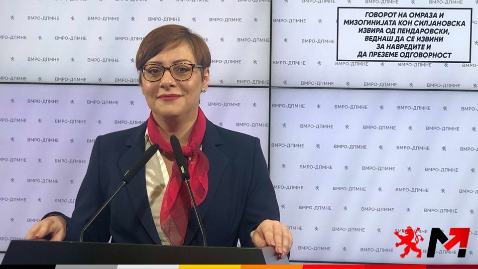 Димитриеска Кочоска: Говорот на омраза и мизогинијата кон Силјановска извира од Пендаровски, веднаш да се извини за навредите и да преземе одговорност