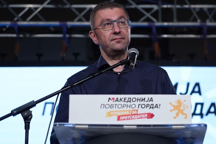 Мицкоски: На Македонија и треба претседател, а не измеќар на ДУИ – народот на овие избори ќе им каже готово е