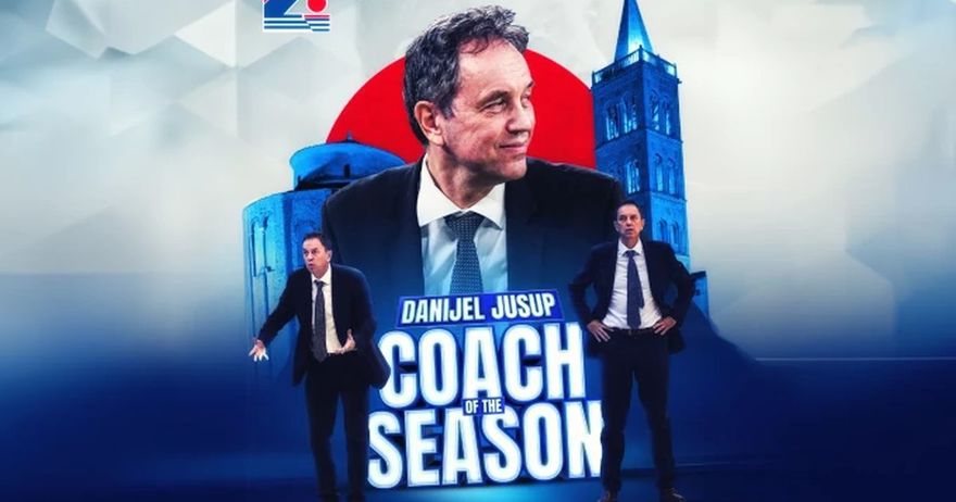Даниел Јусуп е тренер на сезоната во АБА лигата