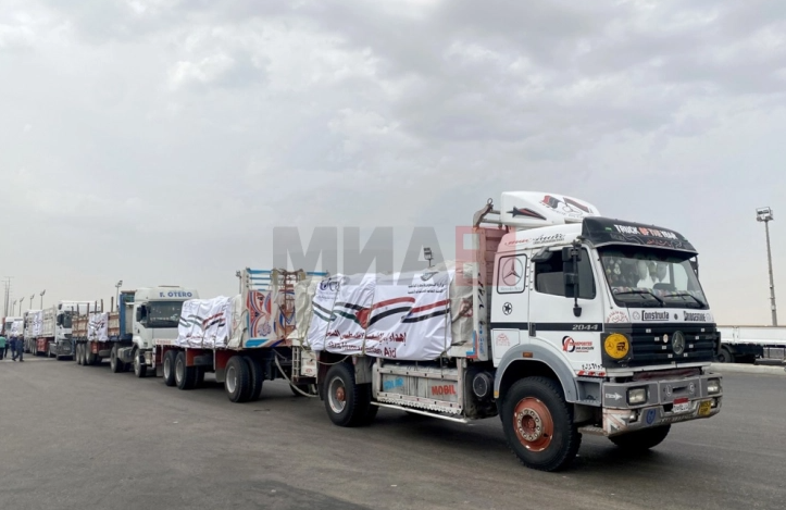 Во Газа вчера влегле рекордни 468 камиони со помош