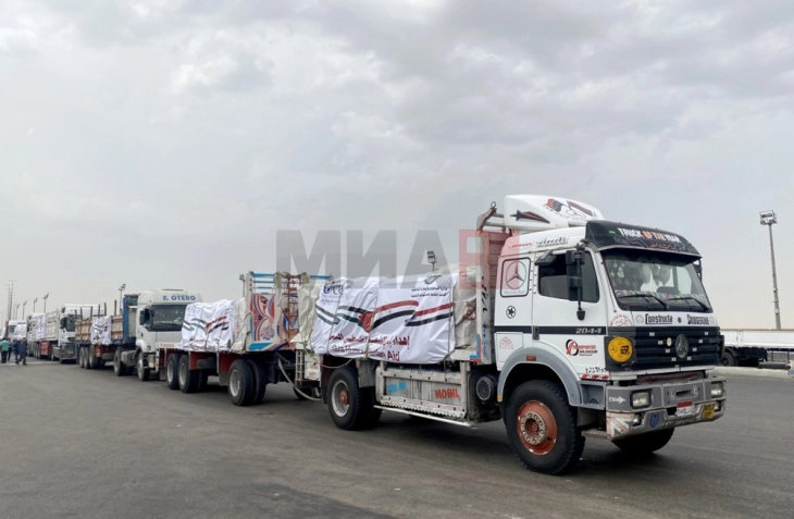 Над 19.000 камиони со помош од Египет влегле во Газа од почетокот на конфликтот меѓу Хамас и Израел