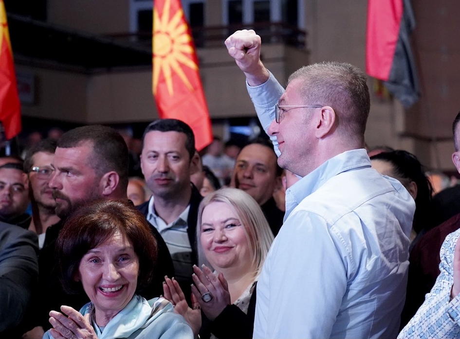 Мицкоски: На овие избори изборот е помеѓу тоа Македонија да биде повторно горда, или повторно засрамена, понижена, ограбена!