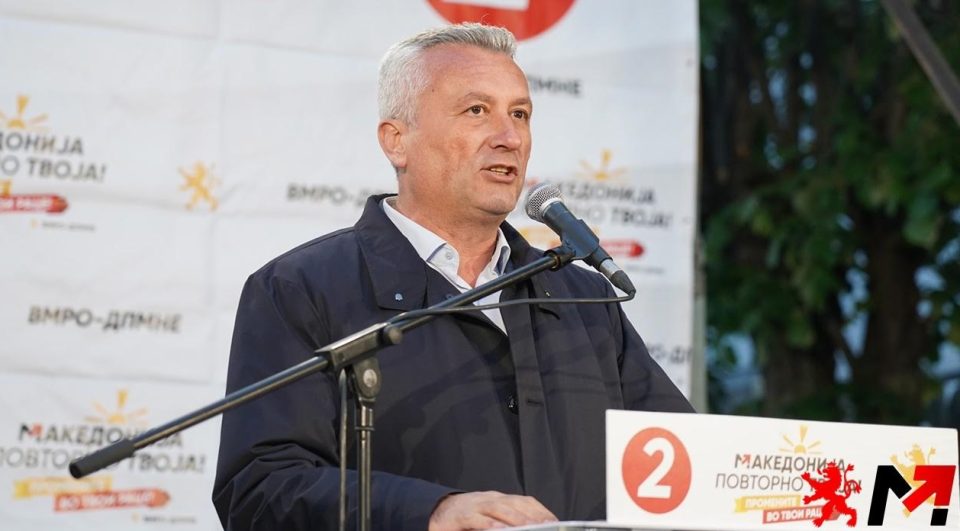 Сајкоски: На 8-ми мај да излеземе сите масовно и да ја донесеме големата победа на ВМРО-ДПМНЕ за нашата Македонија