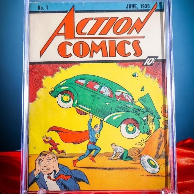 Примерок од првиот стрип „Супермен“ продаден за рекордни шест милиони долари
