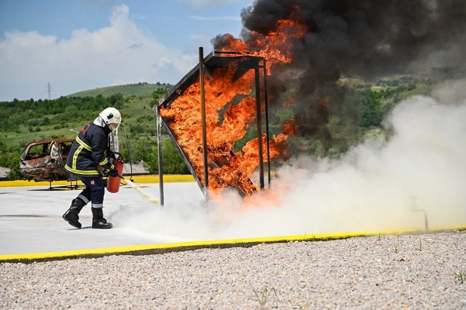 Во ОКТА отворен првиот тренинг-центар за гасење пожари од нафтени деривати