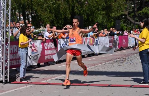 Дарио Ивановски победник на 8. Издание на “Охрид трчат“