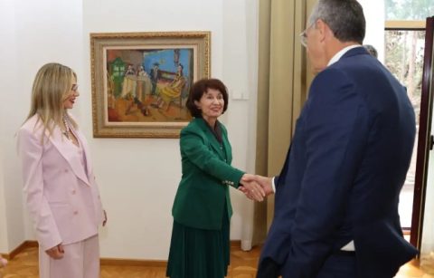 Средба на претседателката Силјановска Давкова со претставници на Македонија 2025