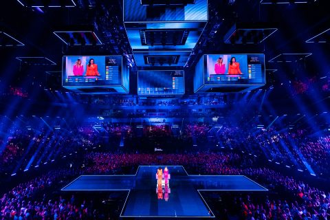 ВИДЕО: Србија, Хрватска и Словенија во финалето на Евровизија, еве како изгледаше првата полуфинална вечер