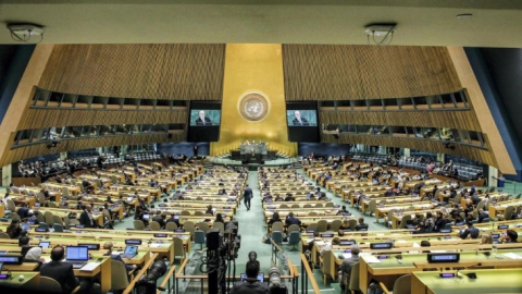 ГС на ОН изгласа резолуција со која се зајакнува позицијата на палестинската мисија