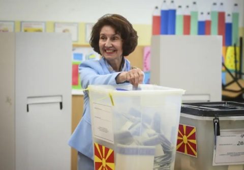 Гордана Силјановска Давкова победи на претседателските избори, ВМРО-ДПМНЕ освои 58 пратенички мандати