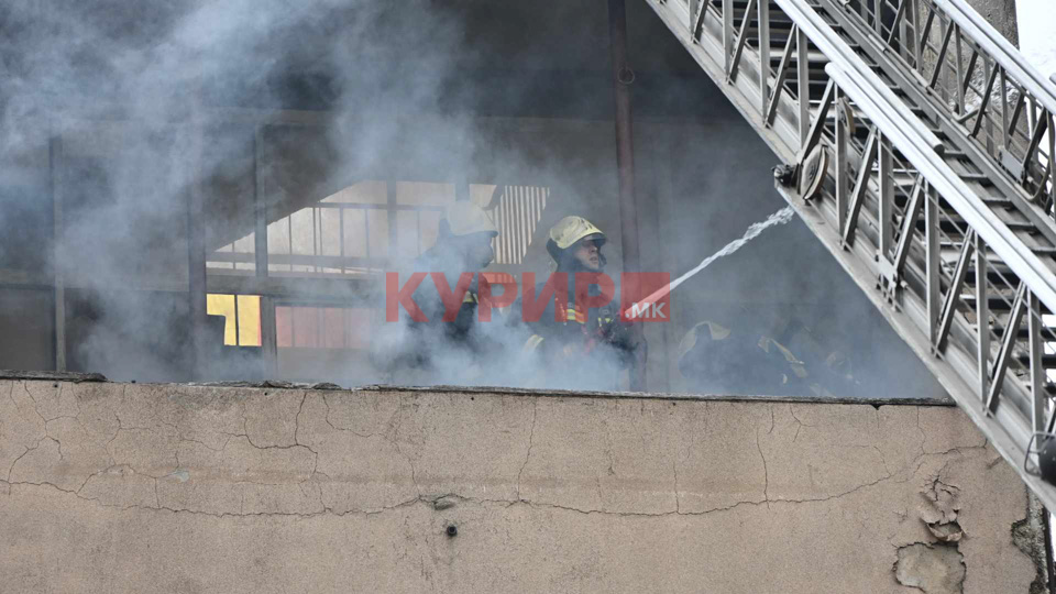 Избувнал пожар во касарната Ѓорче Петров