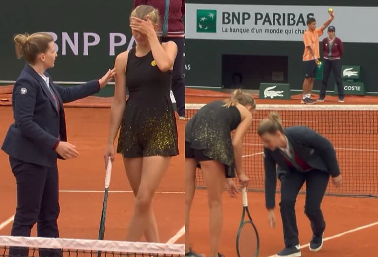 Судијата со глава удри рускa тенисерka на Ролан Гарос (ВИДЕО)