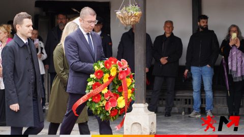 Мицкоски: Денес се поклонивме на македонскиот великан Гоце Делчев со желба за национално обединување по 8-ми мај