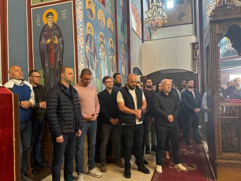 Мисајловски и Мицкоски ја посетија црквата Св. Никола во Љуботен