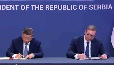 Си Џинпинг и Вучиќ потпишаа заедничка изјава за продлабочување и подигнување на сеопфатното стратешко партнерство на Кина и Србија