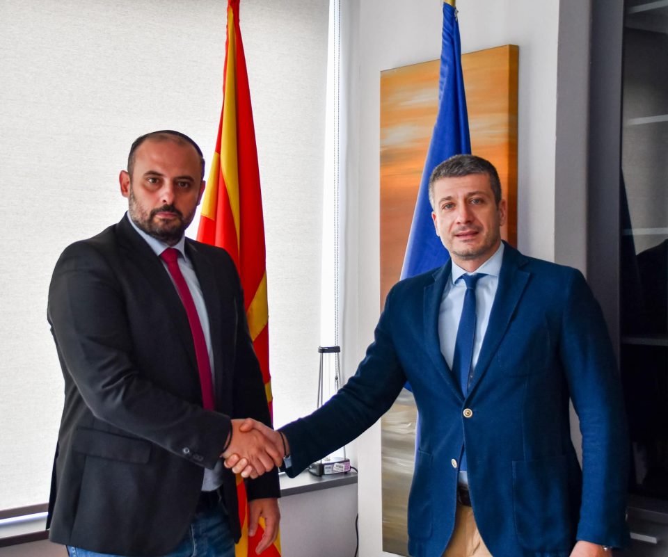 ​Прва средба на Претседателот на ЗЕЛС Ѓорѓиевски со новиот министер за локална самоуправа Перински