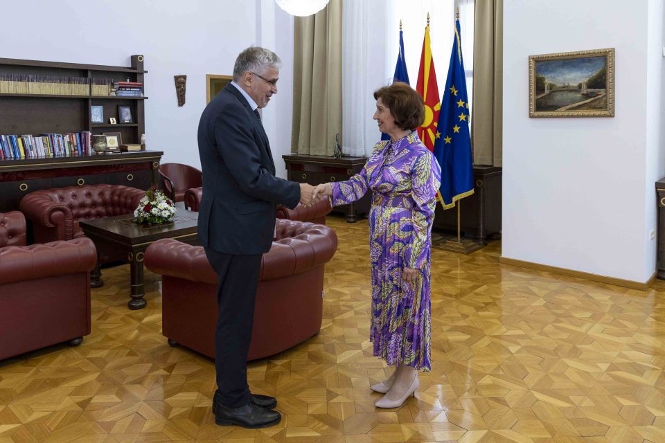 Средба на претседателката Сиљановска Давкова со унгарскиот амбасадор, Андраш Клајн