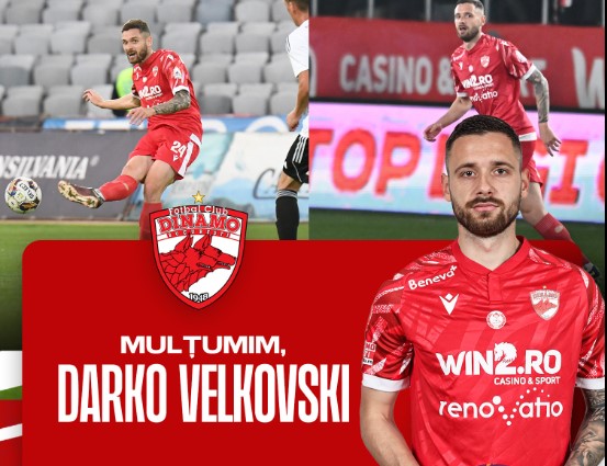 Дарко Велковски сега не е фудбалер на Динамо Букурешт