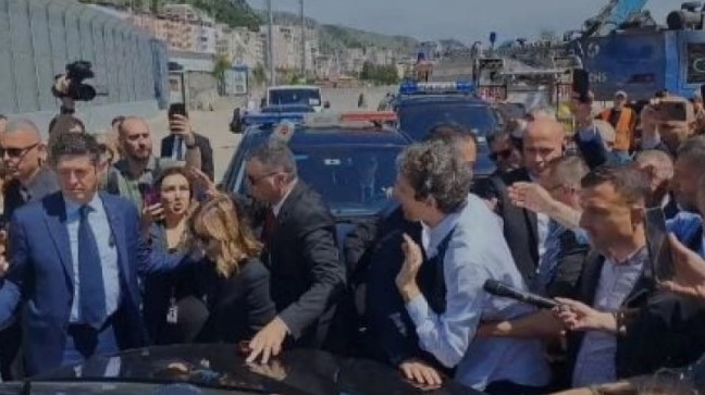 Инцидент предизвика италијански пратеник при посетата на Мелони на Албанија
