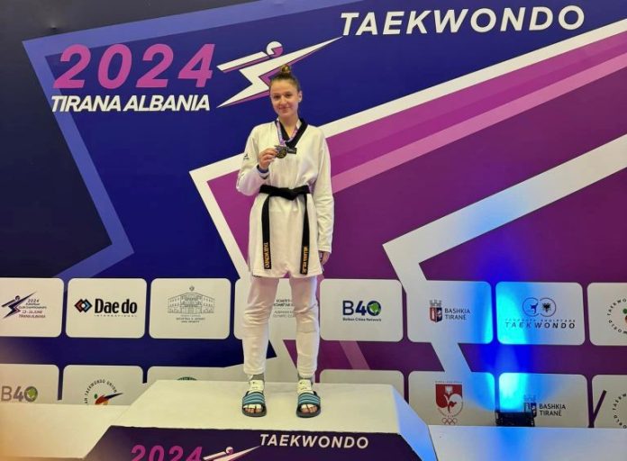 Миљана Рељиќ освои златен медал на Европското клупско првенство во теквондо