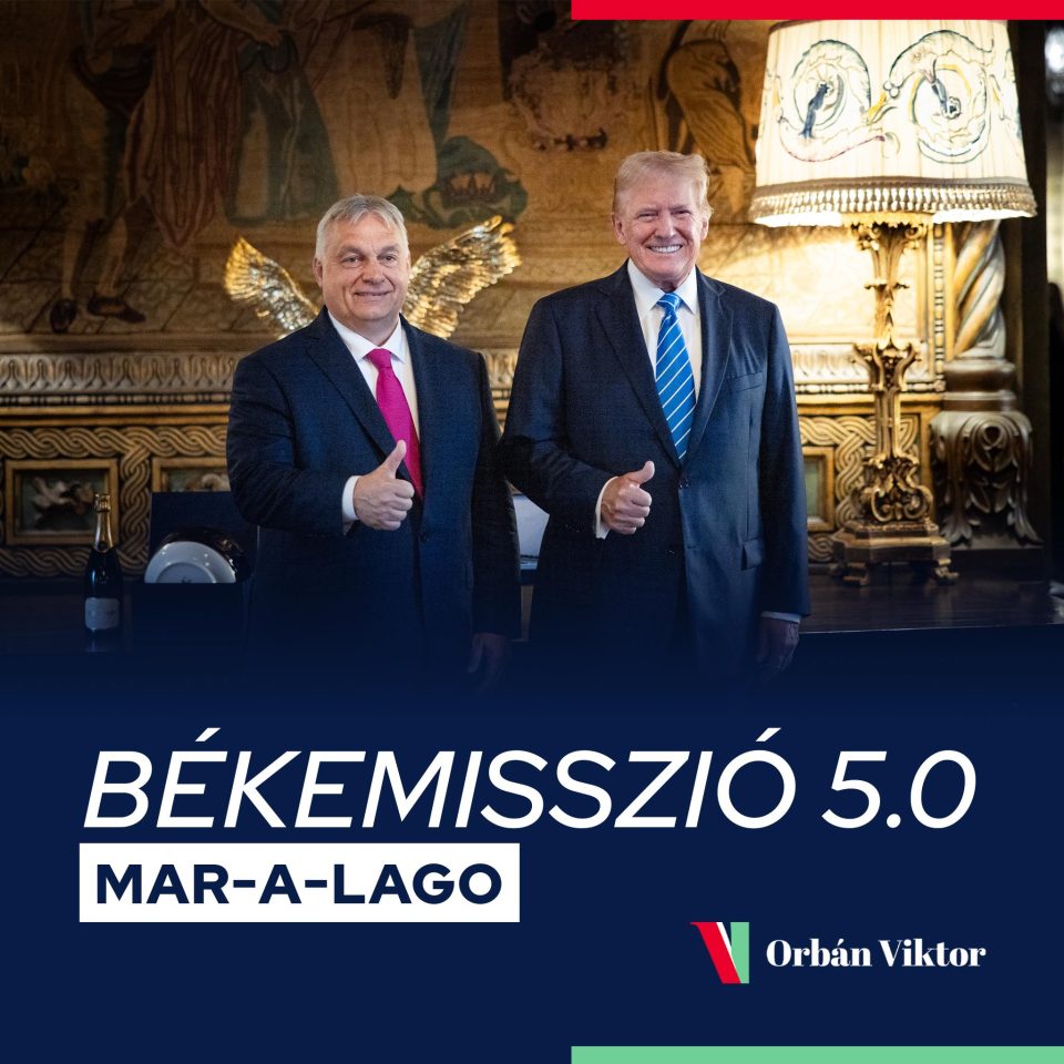 Орбан се сретна со Трамп во рамки на самопрогласената „мировна мисија“