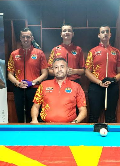 ЗА ПРВПАТ ВО ИСТОРИЈАТА: Четири играчи ќе ги бранат боите на Македонија на Европско првенство во билјард