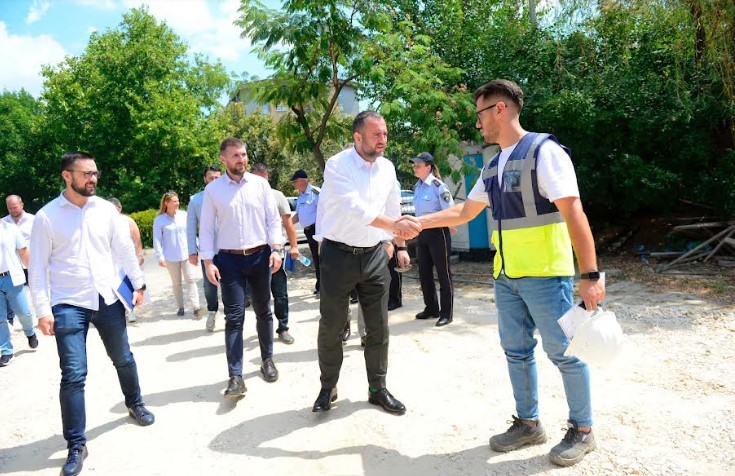 Тошковски на увид во градбата на нова Полициска станица во Аеродром, ќе направи напори за важен новитет