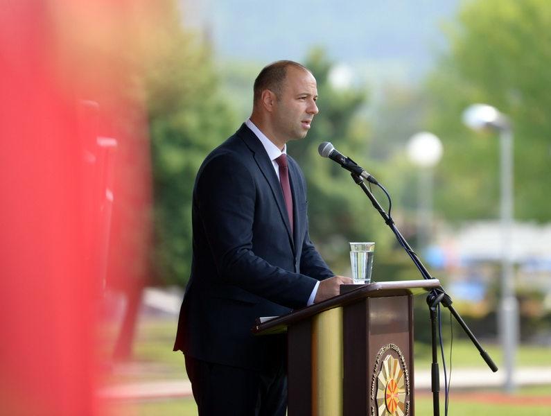 Примопредавање на донација од Турција за македонската Армија