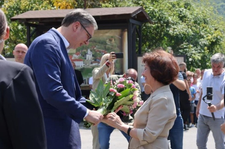 Сиљановска Давкова и Вучиќ во „Св. Прохор Пчински“ го одбележаа Илинден