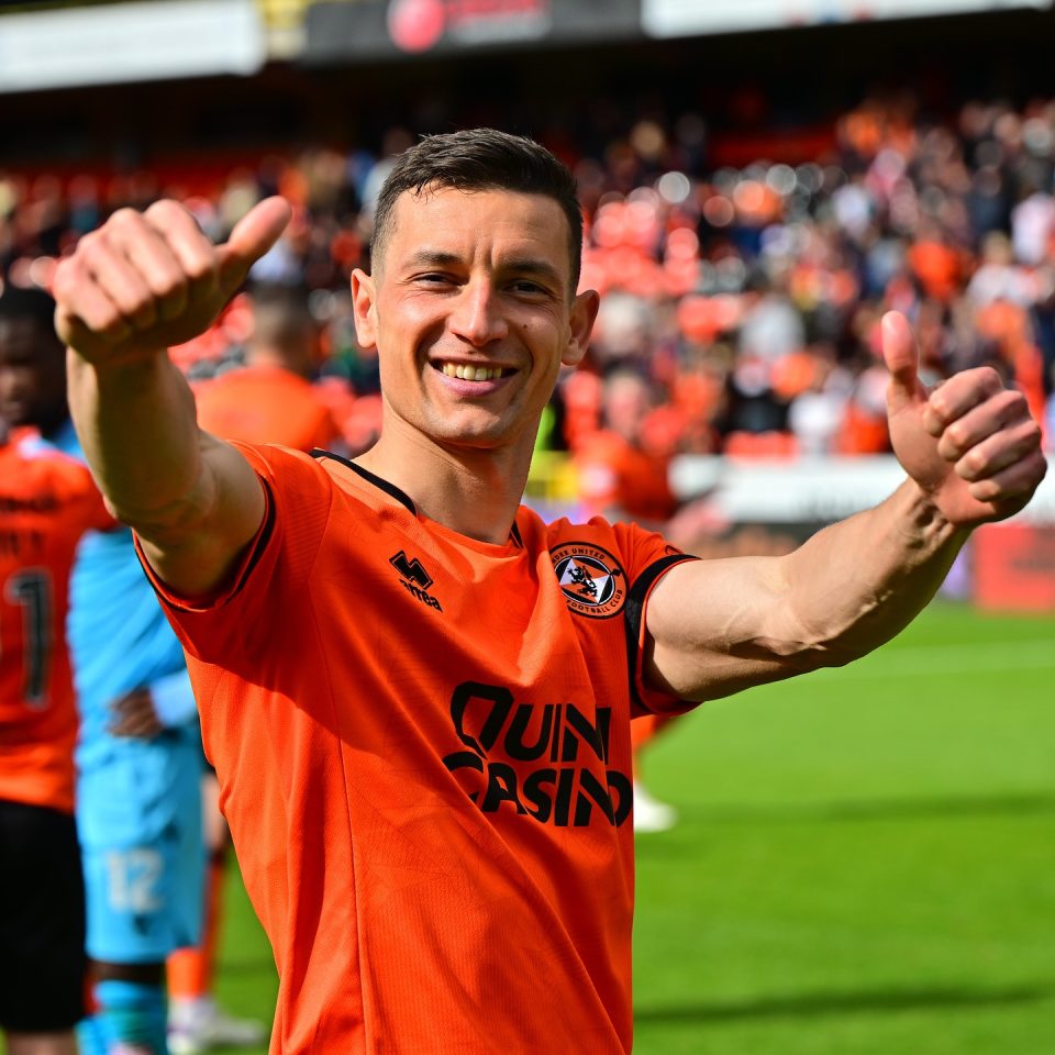 Давид Бабунски пред промоција во Абердин